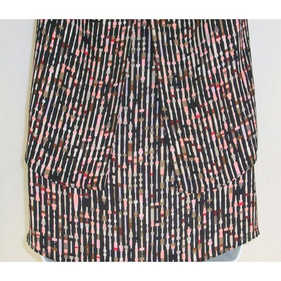 White House Black Market Tank Top XXS Sleeveless Layered Split Back Hi Lo - Picture 9 of 9